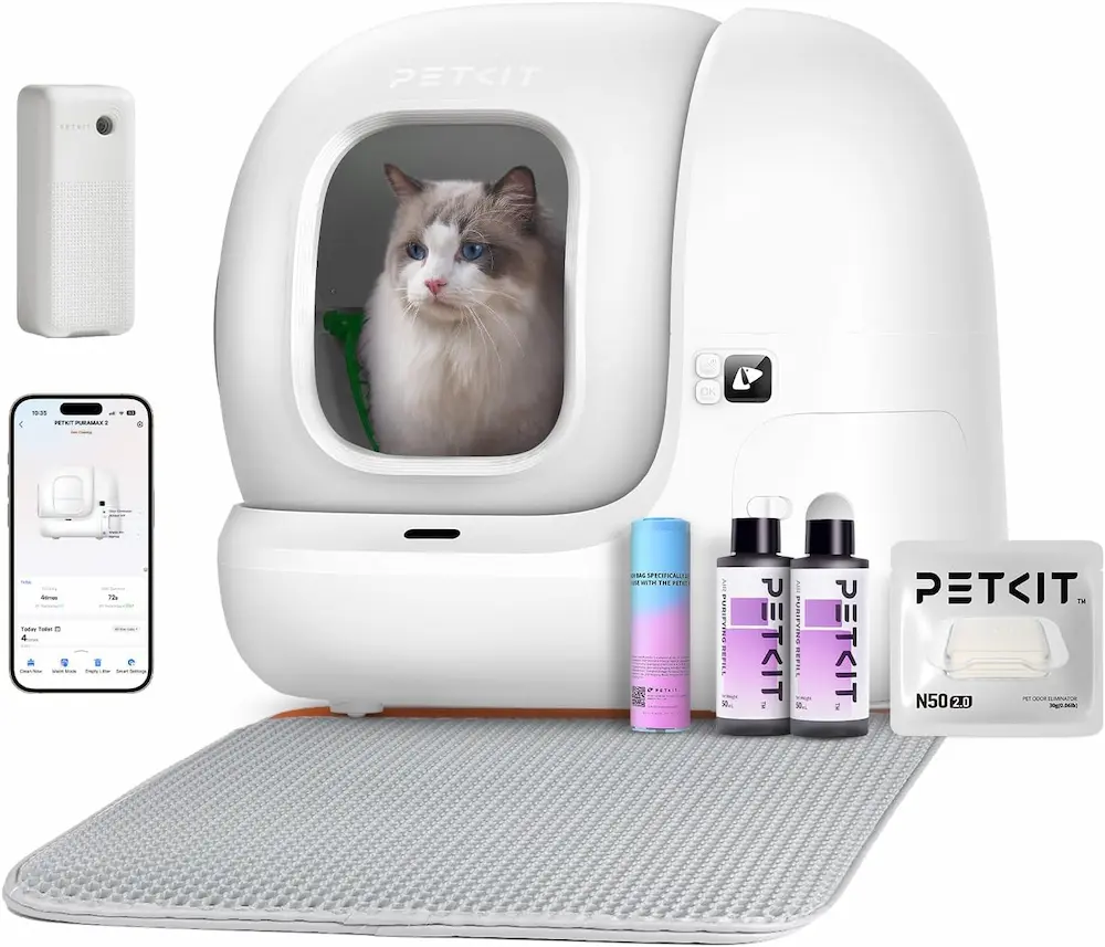 PETKIT Pura Max 2, notre coup de cœur du comparatif litière automatique