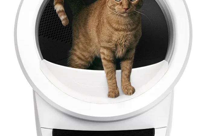 Litter-Robot 4 : litière automatique autonettoyante pour chat, coloris blanc