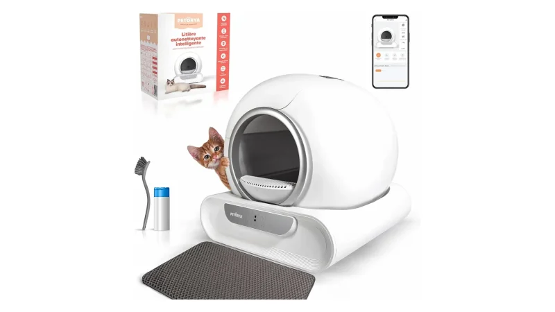 PETORYA : litière autonettoyante intelligente pour chat